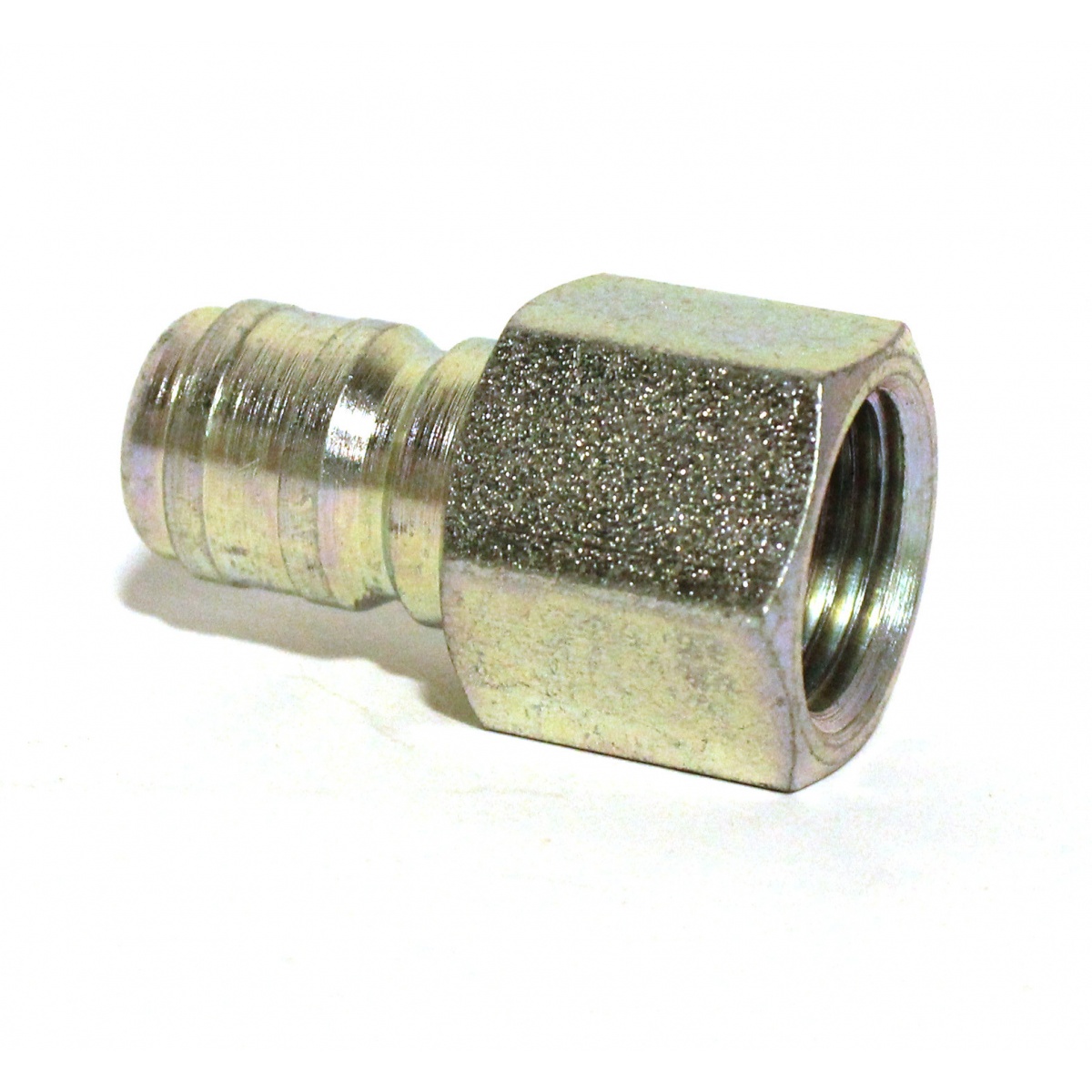 Coupler, 1/4"plug, Female, Steel/zinc