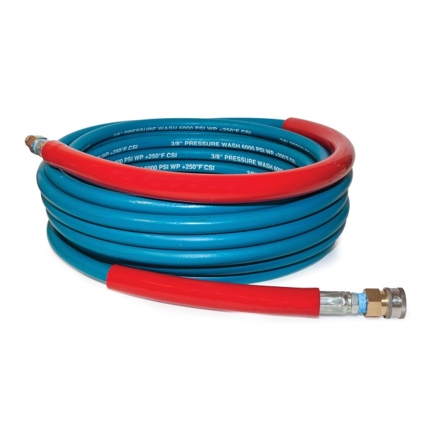 Hose Blue With Coupler 3/8"x50' 6k Psi