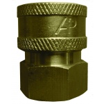 Coupler, 3/8" Female, Brass, A+